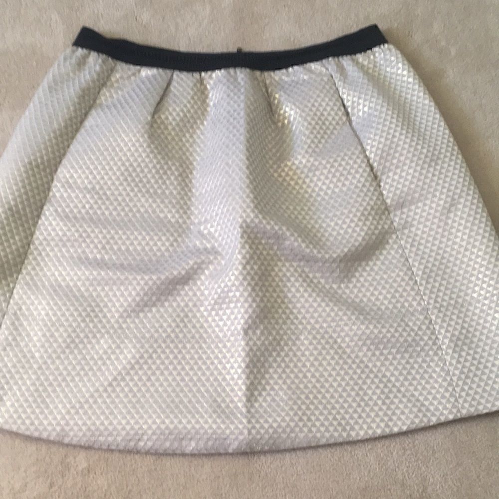 Anthropologie Gold & Silver Skirt by Ganni Size M
